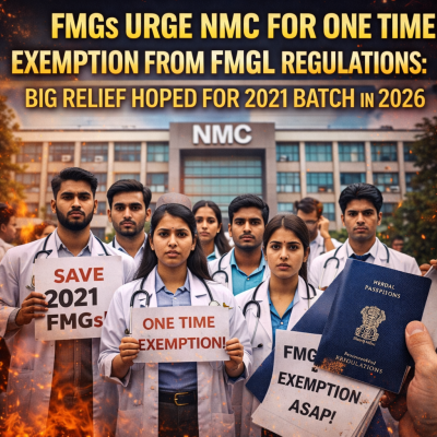 FMGs Urge NMC for One Time Exemption from FMGL Regulations: Big Relief Hoped for 2021 Batch in 2026