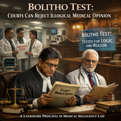 Bolitho Test in Medical Negligence Law: Why Courts Can Reject Expert Medical Opinion