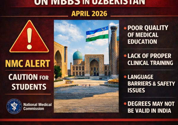NMC Issues Serious Warning on MBBS in Uzbekistan