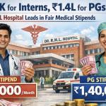 ₹30K for Interns, ₹1.4L for PGs: RML Hospital Leads in Fair Medical Stipends