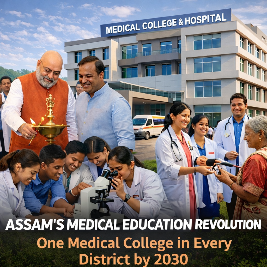 Assam’s Medical Education Revolution: One Medical College in Every District by 2030