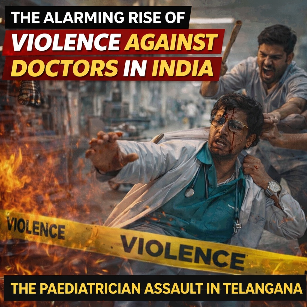 Alarming Rise of Violence Against Doctors in India: Paediatrician Assault in Telangana