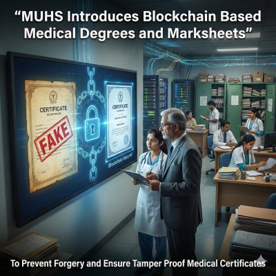 Maharashtra University of Health Sciences (MUHS) Adopts Blockchain to Prevent Fake Certificates in Medical Education