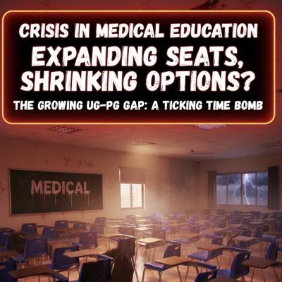 Expanding Medical Seats, Shrinking Options? The Growing UG–PG Gap in India’s Medical Education