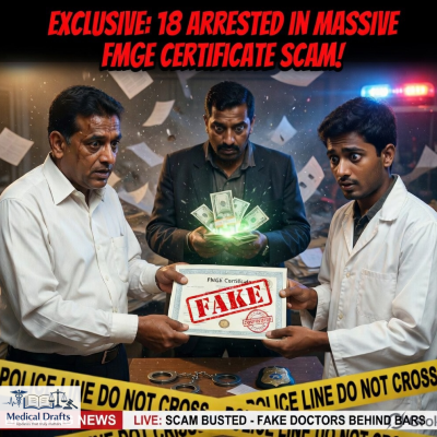 Rajasthan Fake Doctor Racket Exposed: 18 Arrested in Massive FMGE Certificate Scam