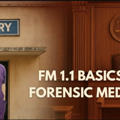 FM 1.1 Basics Of Forensic Medicine | Competency Based Medical Education
